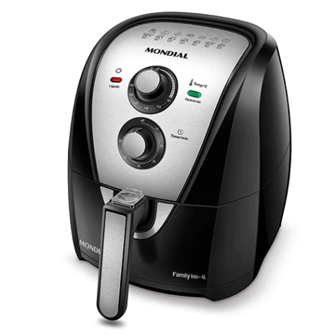 Fritadeira Sem Óleo Mondial Air Fryer AFN-40-BI 4 L Preta Inox