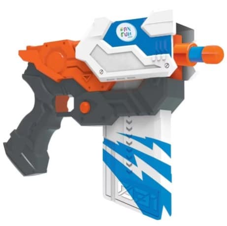 Lançador de Dardos Nerf Fan Fun com Alvo Descartável