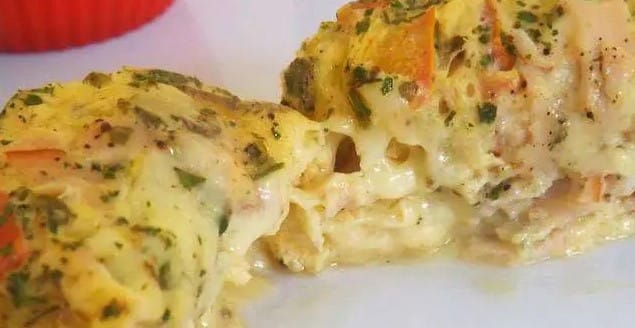 prato com omelete