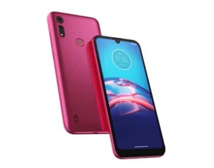 celular moto e6i rosa