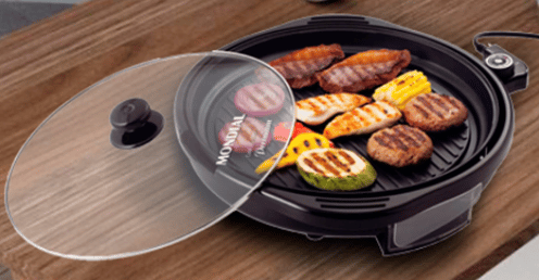 eletroportátil Grill Arno Dual Gnox com Antiaderente Preto e Inox