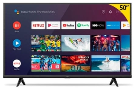 Smart tv da TCL para assistir futebol