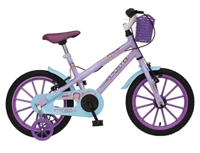 Bicicleta Colli Aurora Infantil Aro 16 Lilás