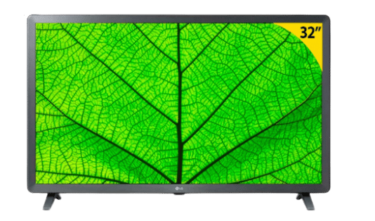 Fotografia da parte frontal de televisão LG