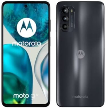 Celular moto g52 frente e verso