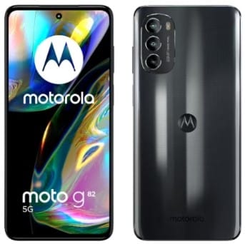 Smartphone Motorola Moto G82 5G 128GB Câmera Traseira Tripla Selfie 16MP Tela 6,6" Octa-Core Preto