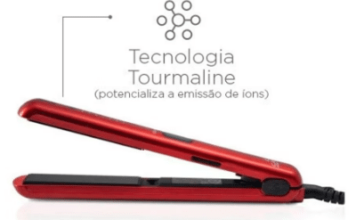 Prancha Cp9 Tourmaline Ion Plus Digital App2061 Gama Potência 45W Vermelha