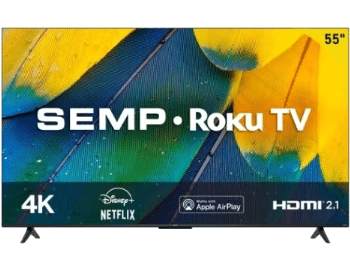 Smart TV Semp TCL RK8600 LED 55" 4K Roku 4 HDMI 1 USB