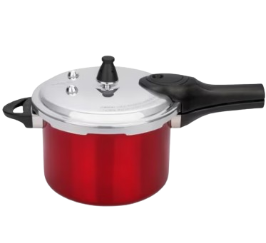 Panela de Pressão Brinox Pressure 4,2 L Alumínio Vermelho