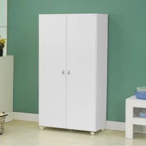 Armário Multiuso Ditália 2 Portas com Rodízios AR-70 Branco