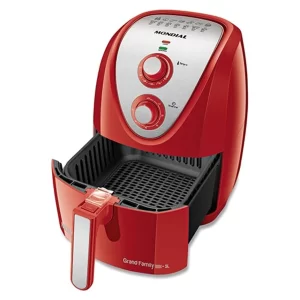 Fritadeira sem Oléo Mondial Air Fryer AFN 50 RI 5 Litros Vermelho Inox