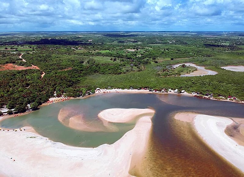 Praia Barra de Gramame em João Pessoa