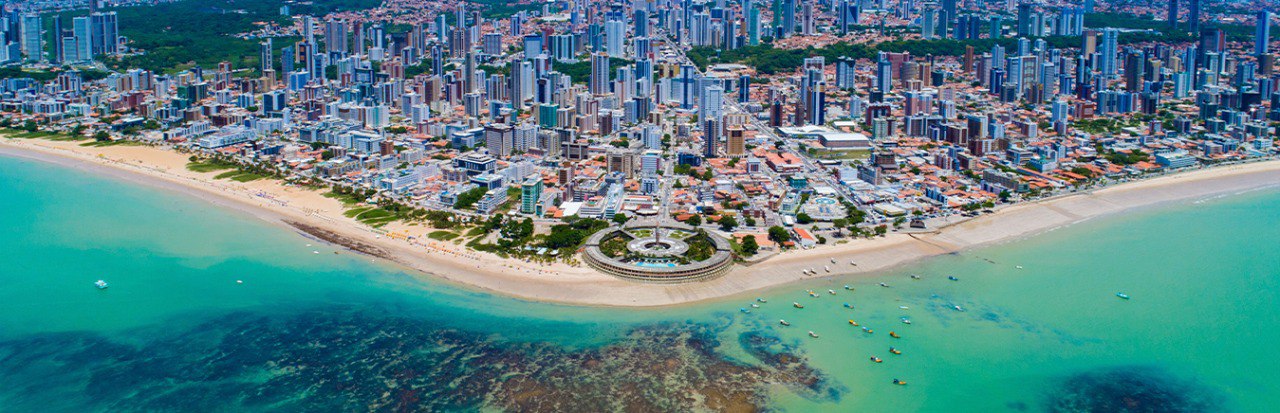 Litoral de João Pessoa na Paraíba