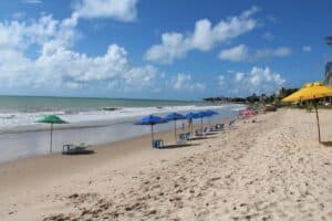 Areia da praia do Bessa