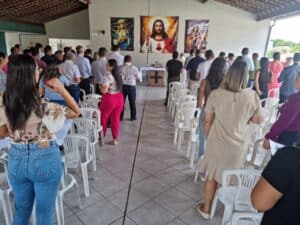 Funcionários do Armazém Paraíba participam de missa em homenagem ao Dia de São José